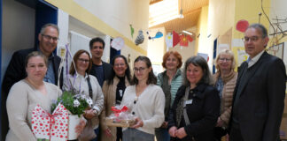 „Dankeschön“ an Kita-Teams und Tagespflegepersonen: Besuch zum Tag der Kinderbetreuung in drei Einrichtungen im Kreis