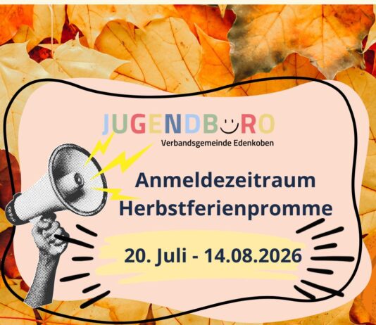 VG Edenkoben: Anmeldeportal Herbstferienbetreuung öffnet bald